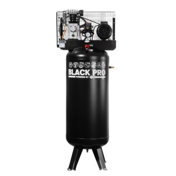 Fekvő dugattyús kompresszor Black Pro B3800B 10 bar 4 LE/3 kW 368,2 l/perc 200 l függőleges