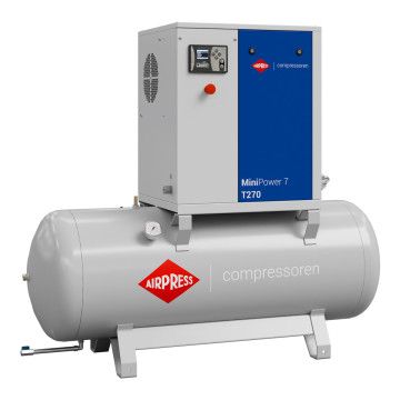 MiniPower 7 T270 csavarkompresszor | 7.5 LE / 5.5 kW | 650 L/perc | 270 L