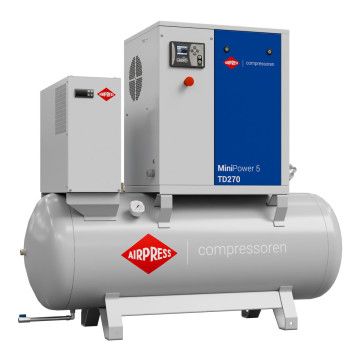 MiniPower 4 TD270 csavarkompresszor | 4.0 LE / 3.0 kW | 385 L/perc | 270 L