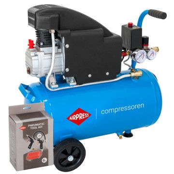 HL 150-24 kompresszor + pneumatikus kiegészítő készlet