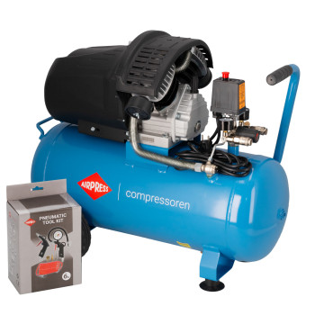 Kompresszor HL 425-50 8 bar 3 hp/2.2 kW 260 l/min 50 l with accessories