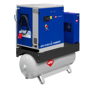 APS 10 IVR Combi Dry X csavarkompresszor 10 bar 10 KM/7,5 kW 328-1081 l/perc 270 l