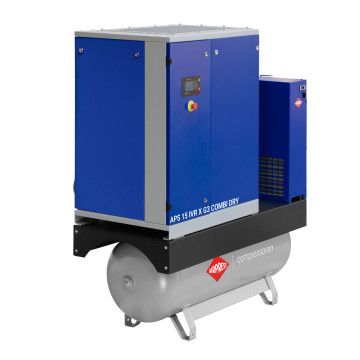 Screw compressor APS 15 IVR X G3 Combi Dry 10 bar 15 KM/11 kW 544-1579 l/perc 270 l