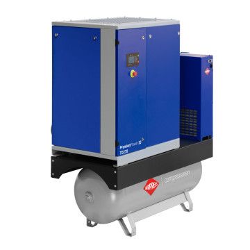 Csavaros kompresszor PremiumPower 20 TD270 | 20 KM / 15 kW | 1100 - 2420 l/perc | 270 l