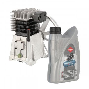 Compressor pump B3800B + oil for piston compressors 1l