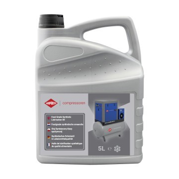 Csavarkompresszor olaj 5 l foodgrade